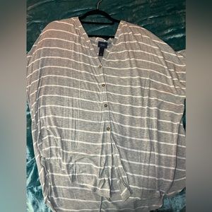 OVERSIZED STRIPED CHIC SOUL TSHIRT